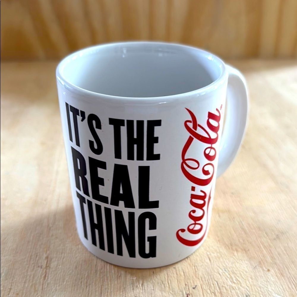 Vintage Coca Cola White Mug